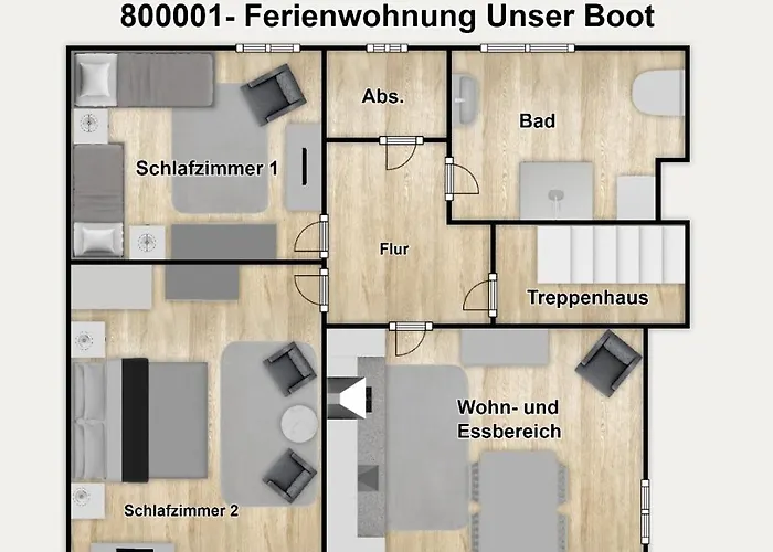 Haus Seemumel Unser Boot Wangerooge